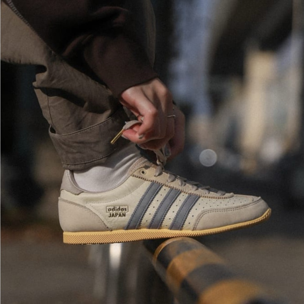 Adidas Japan Cream and violet